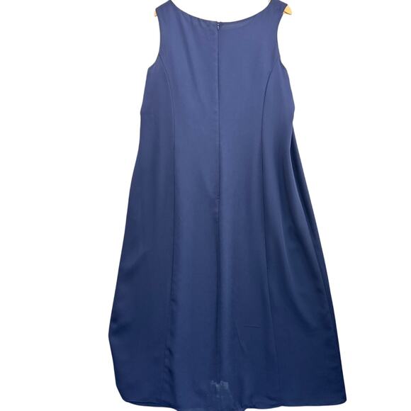 Julian Taylor Navy Blue Dress Jacket Set Women 18W - Picture 9 of 10